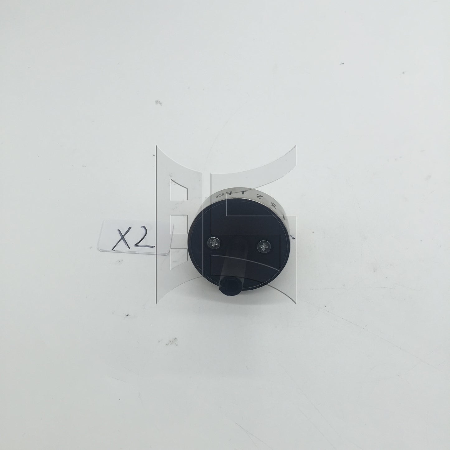 BQLZR 2 Pieces WB03K10265 Cooker Top Burner Control Dial Knob 5CM/2inch Dia
