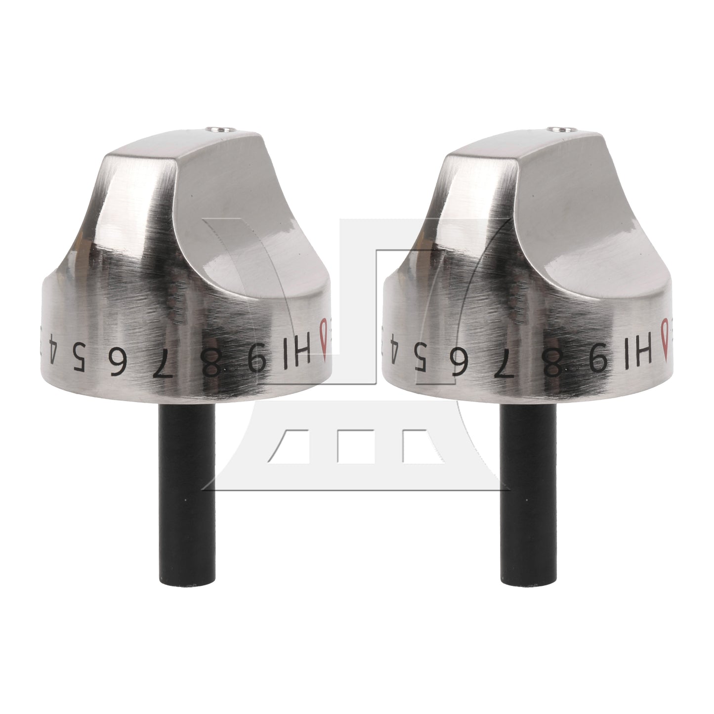 BQLZR 2 Pieces WB03K10265 Cooker Top Burner Control Dial Knob 5CM/2inch Dia