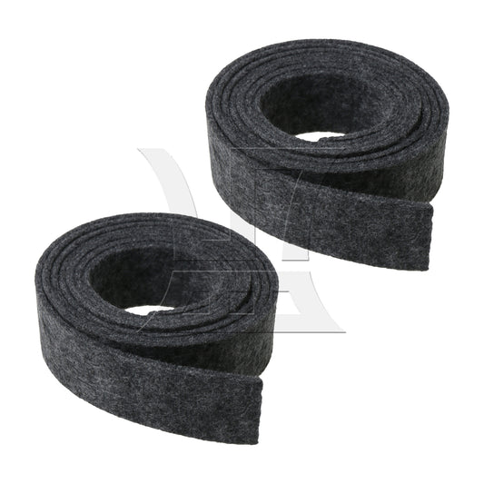 BQLZR 2 Pieces PS11741074 Felt Drum Seal Tumbler Seal Kit for Dryer Replacement Part