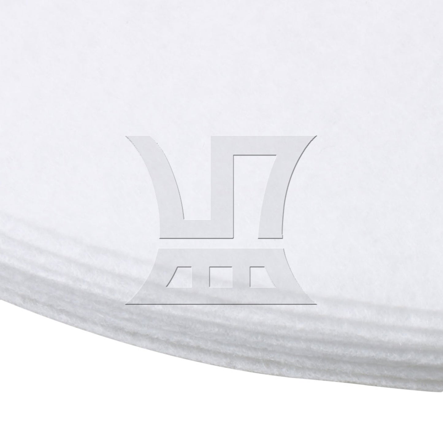 BQLZR 20 Pieces Sponge Exhaust Filter Accessories for Deyer 23.8cm Diameter White
