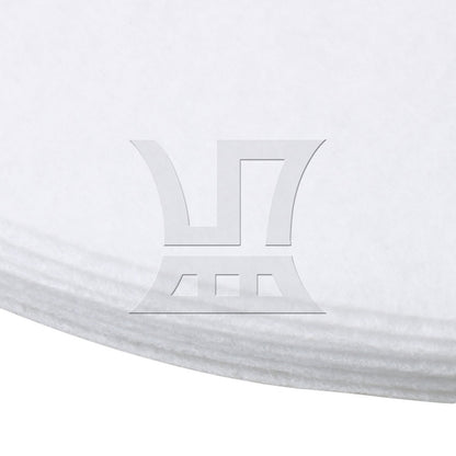 BQLZR 20 Pieces Sponge Exhaust Filter Accessories for Deyer 23.8cm Diameter White