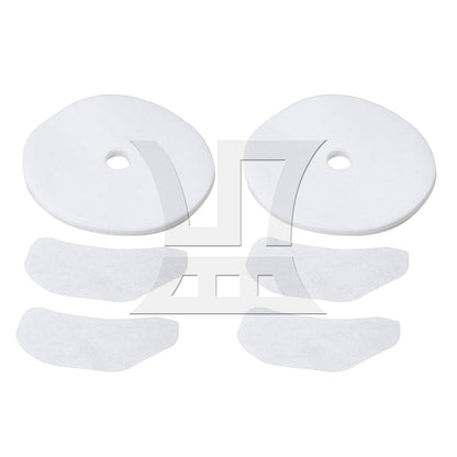BQLZR 20 Pieces Sponge Exhaust Filter Accessories for Deyer 23.8cm Diameter White