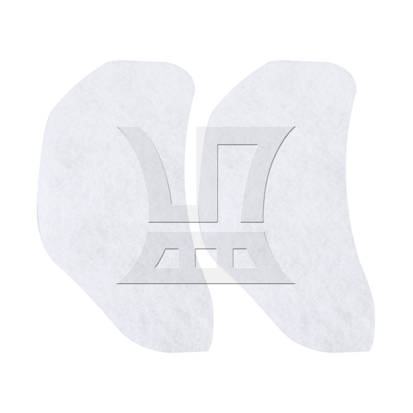 BQLZR 20 Pieces Sponge Exhaust Filter Accessories for Deyer 23.8cm Diameter White