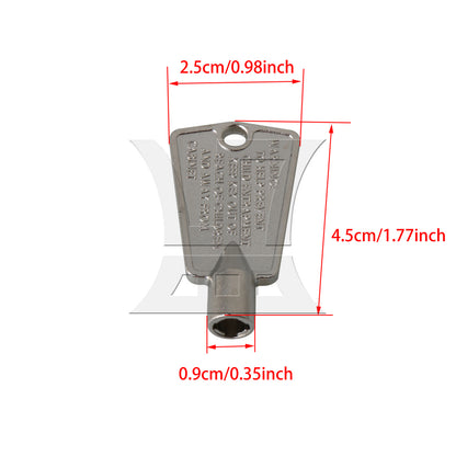 BQLZR Silver Metal Refrigerator Freezer Door Key 216702900 Appliances Parts