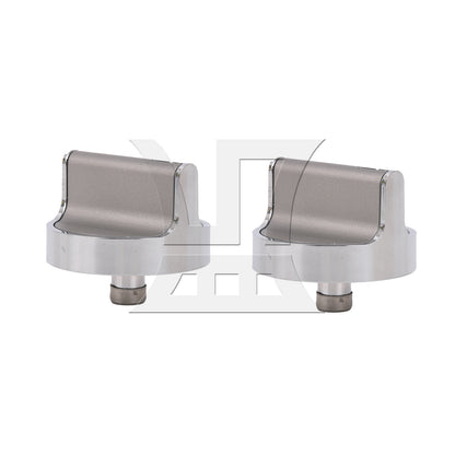 BQLZR Oven Knob Replacement for W10698166 AP5949868 4.85x4.4cm Silver