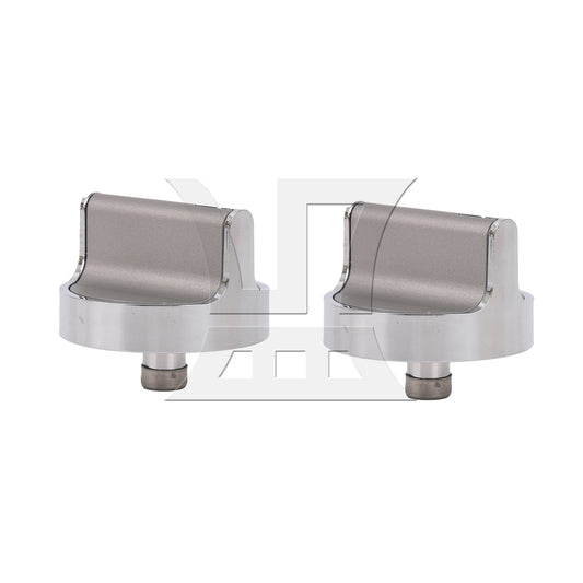 BQLZR Oven Knob Replacement for W10698166 AP5949868 4.85x4.4cm Silver
