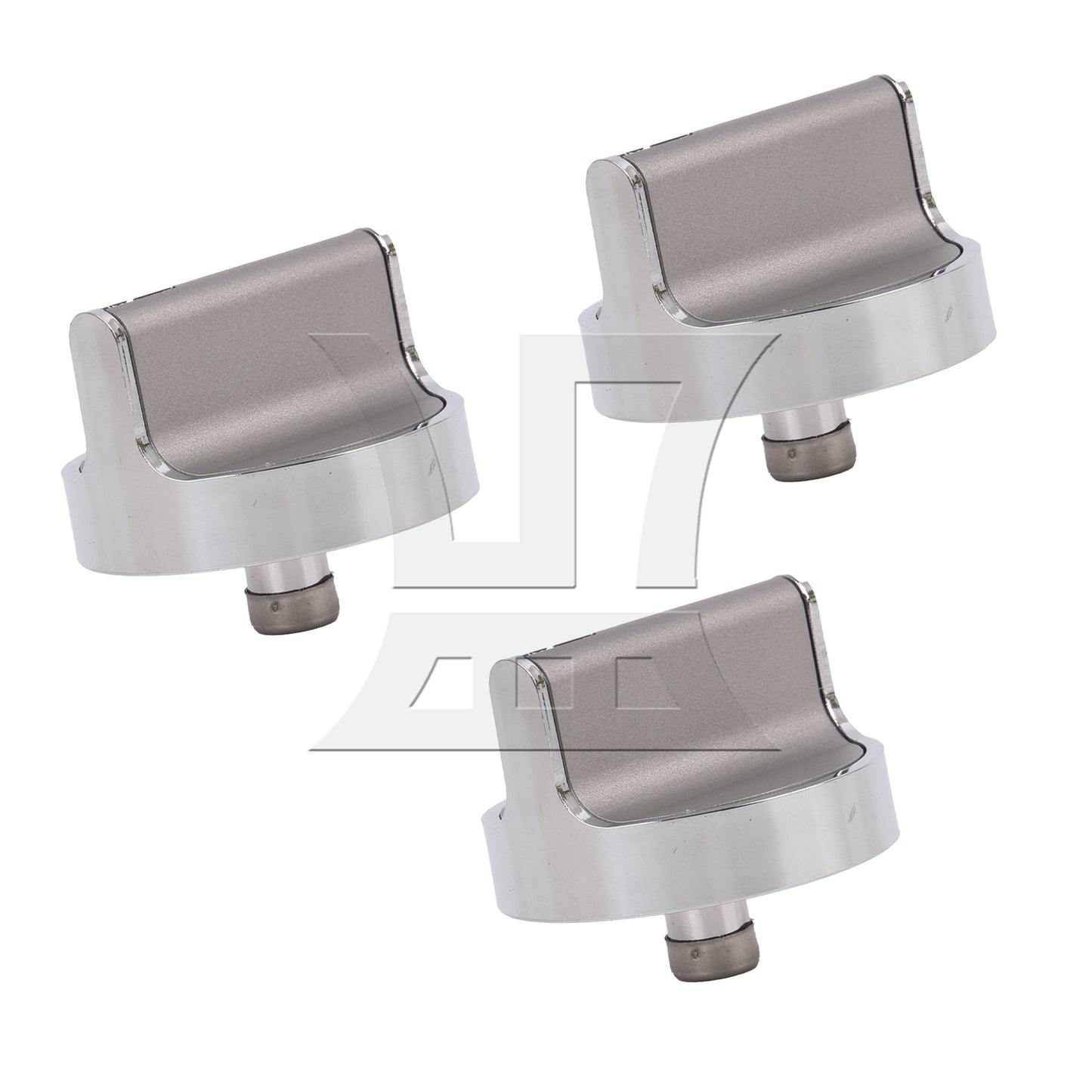 BQLZR Oven Knob Replacement for W10698166 AP5949868 4.85x4.4cm Silver