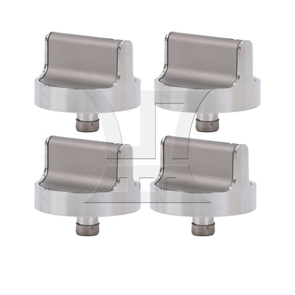 BQLZR Oven Knob Replacement for W10698166 AP5949868 4.85x4.4cm Silver