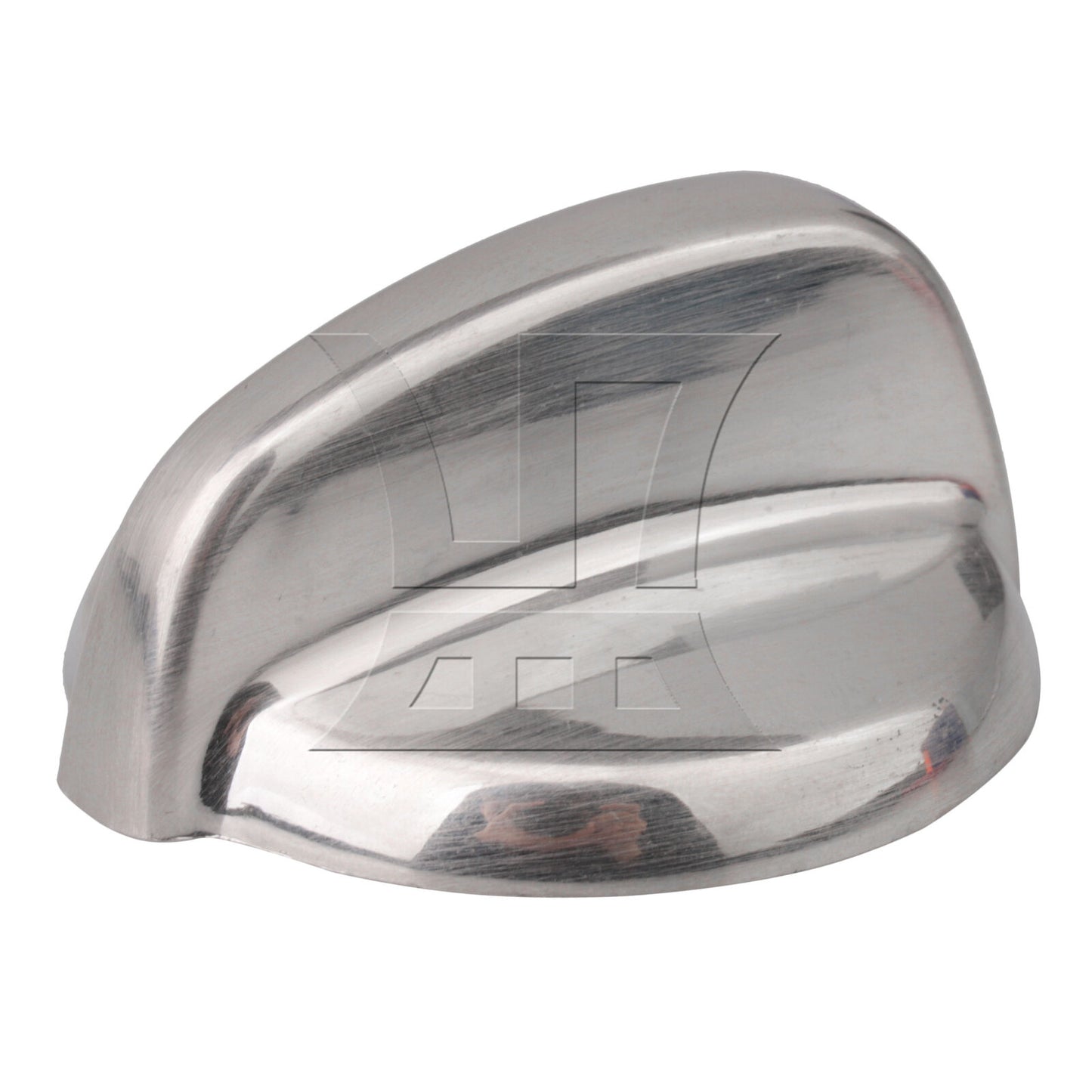 BQLZR 2Pieces Burner Control Knob for Stoves WB03T10295 5.6x5x2.3cm Silver