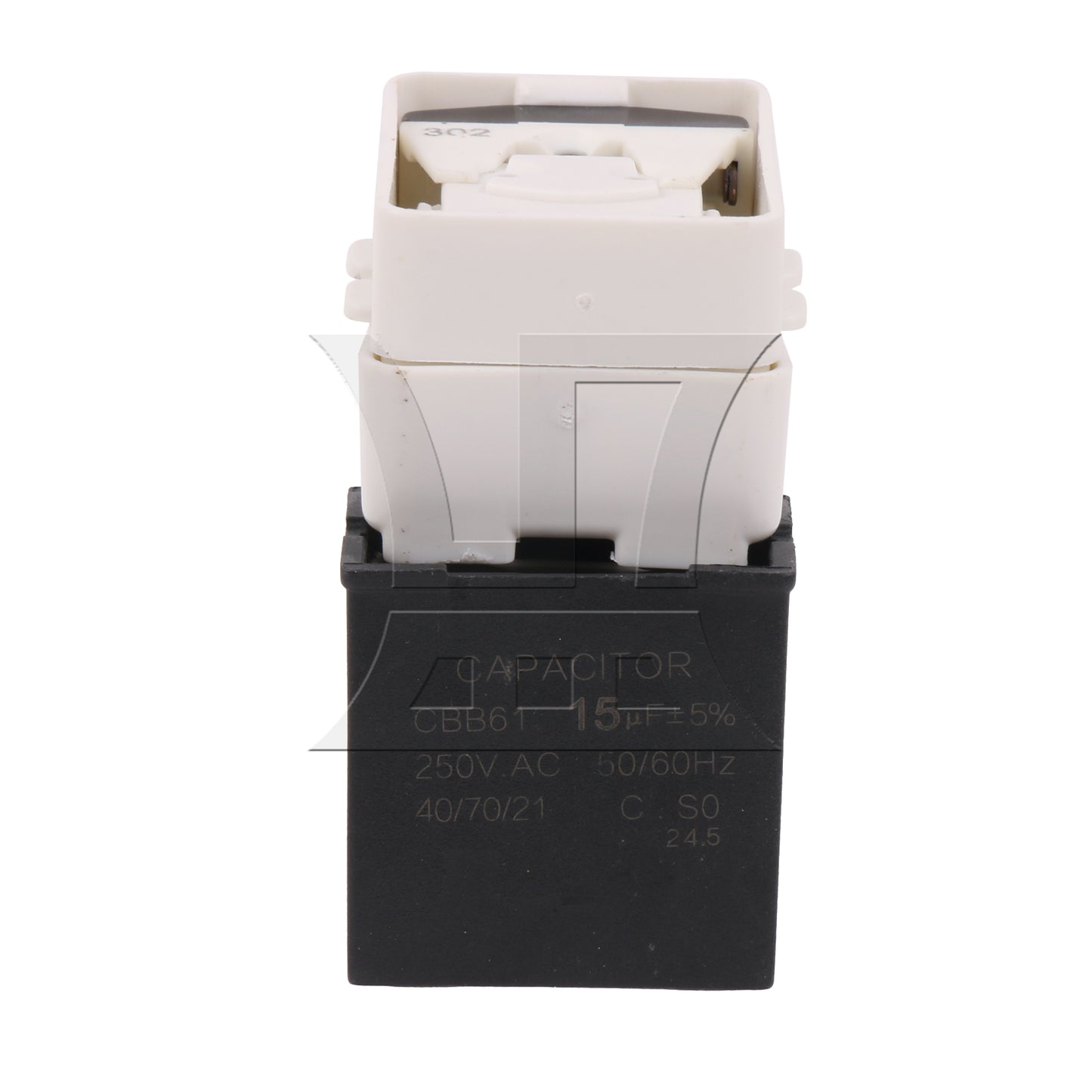 BQLZR  White & Black Refrigerator Compressor Relay & Capacitor W10613606