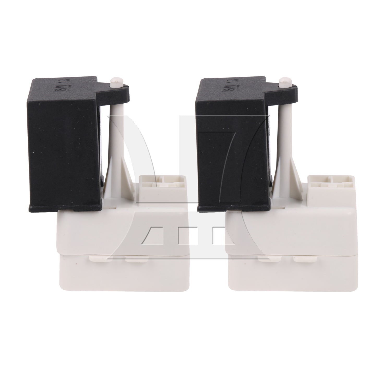 BQLZR  White & Black Refrigerator Compressor Relay & Capacitor W10613606