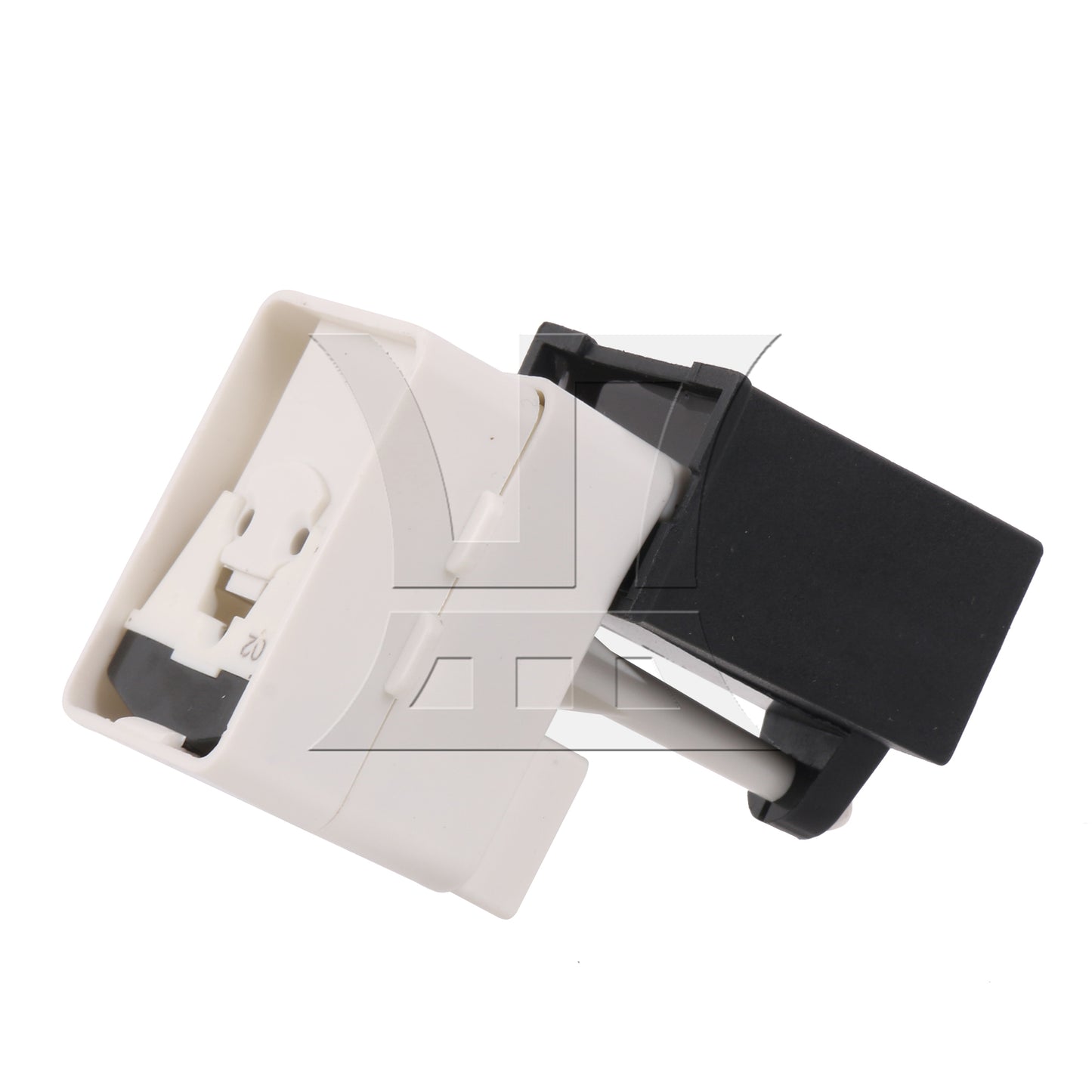 BQLZR  White & Black Refrigerator Compressor Relay & Capacitor W10613606