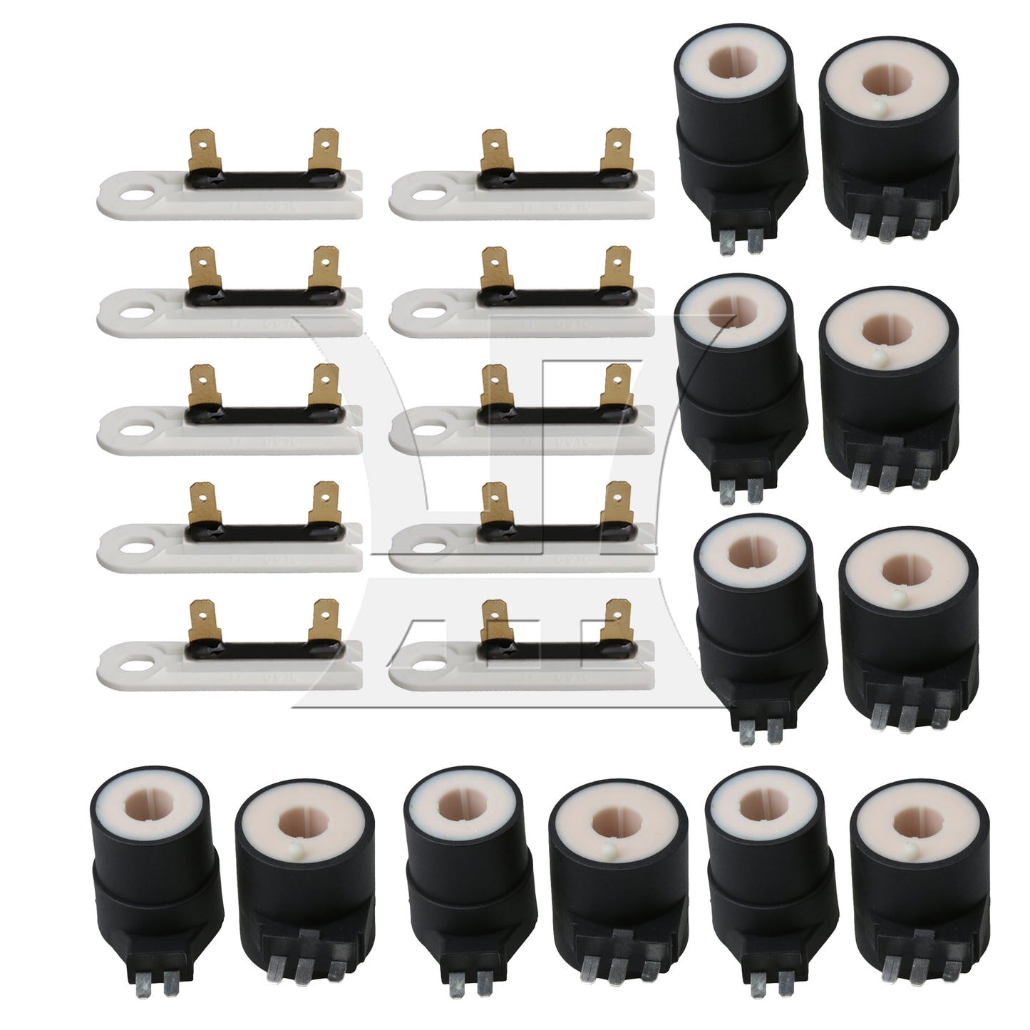 BQLZR Dryer Valve Ignition Solenoid Coil Kit Replaces 279834 279834 306106