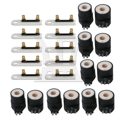 BQLZR Dryer Valve Ignition Solenoid Coil Kit Replaces 279834 279834 306106