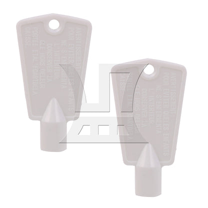 BQLZR White Refrigerator Door Key 297147700 Replacement for F113978