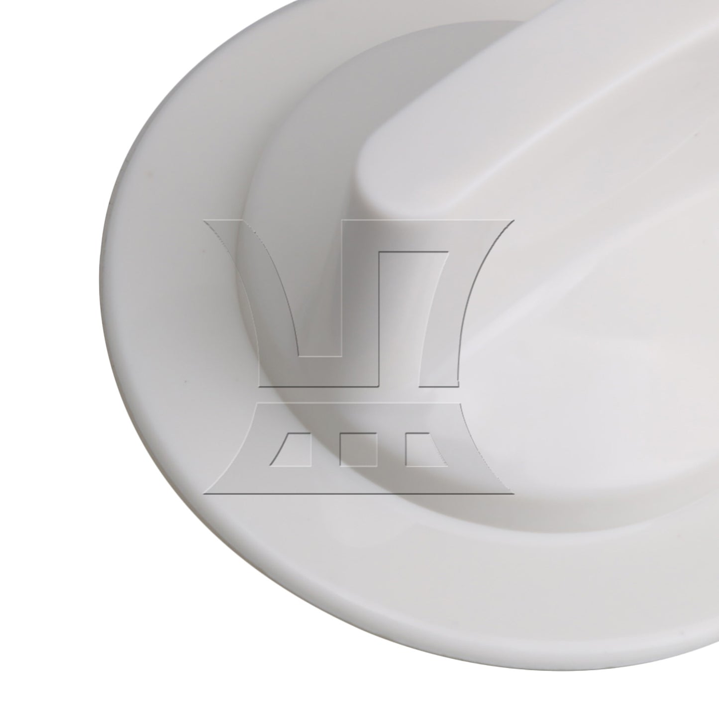 BQLZR Dryer Timer Control Knob Replacement for WE1M652 White 7.1x4.5cm