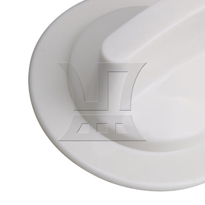 BQLZR Dryer Timer Control Knob Replacement for WE1M652 White 7.1x4.5cm