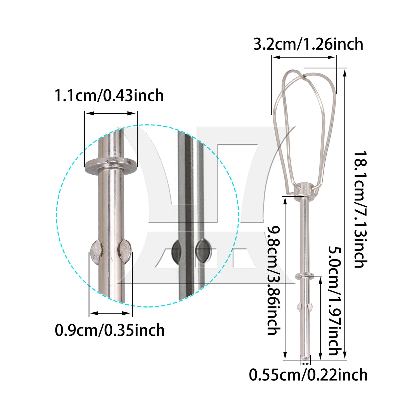 BQLZR  Hand Mixer W10490648 Replacement Accessories PS4082859 AP5644233