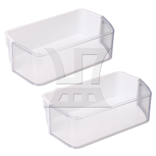 BQLZR 2Pieces Right Plastic Refrigerator Door Shelf Basket for DA97-12650A