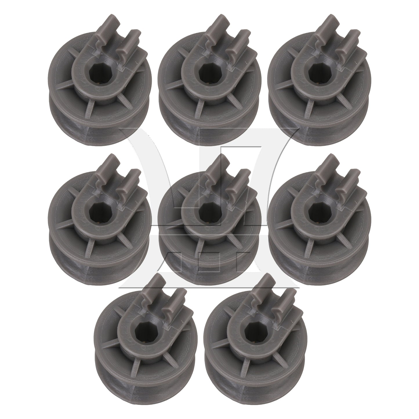 BQLZR Gray Dishwasher Upper Dishrack Wheel Replacement Part 4581DD3002A
