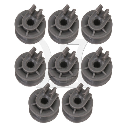 BQLZR Gray Dishwasher Upper Dishrack Wheel Replacement Part 4581DD3002A
