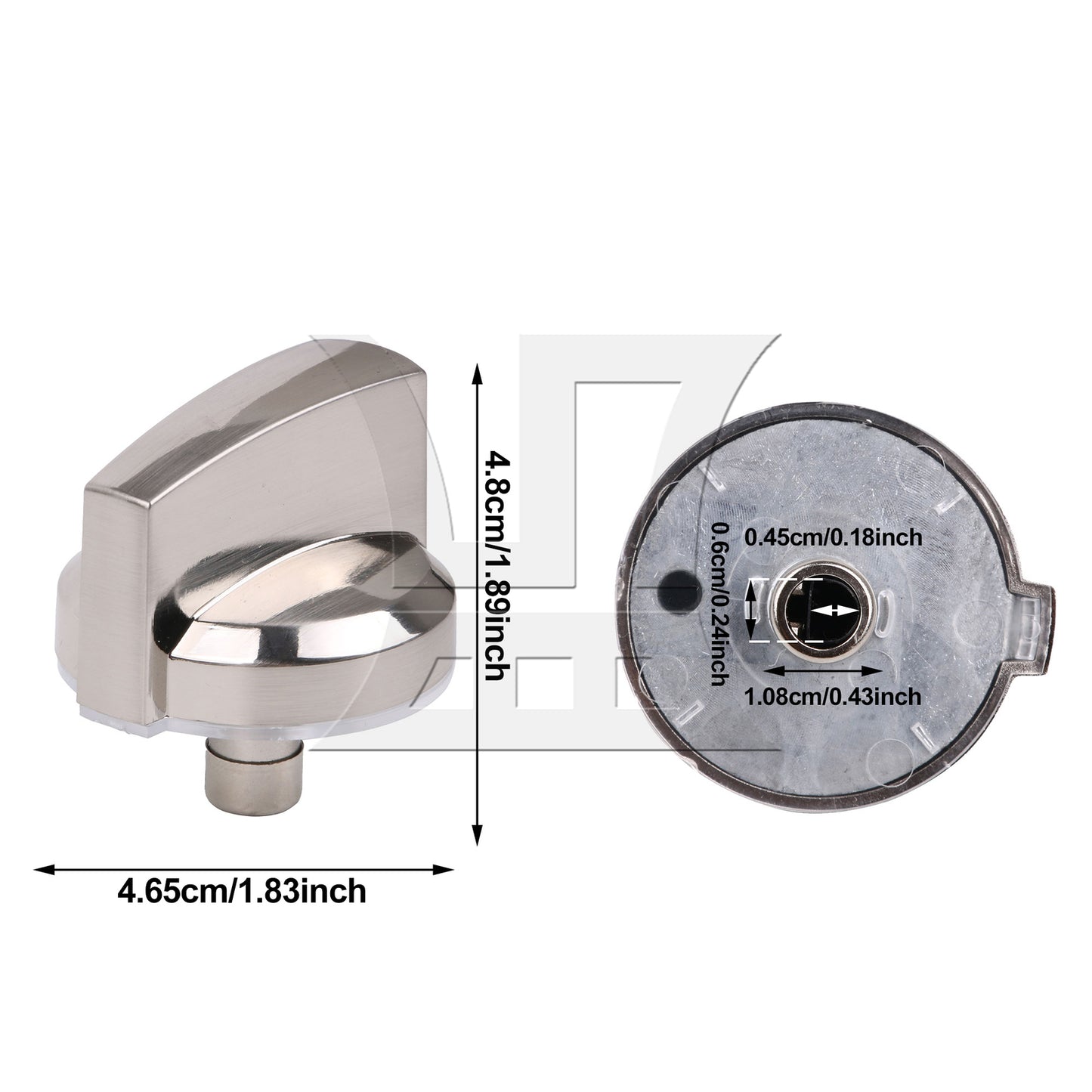 BQLZR 5Pcs Gas Oven Konb Burner Control Button Replacement for PS11721433