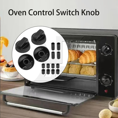 BQLZR Oven Konbs Kit Black Plastic Replacement for RK103 with Adapter Inserts