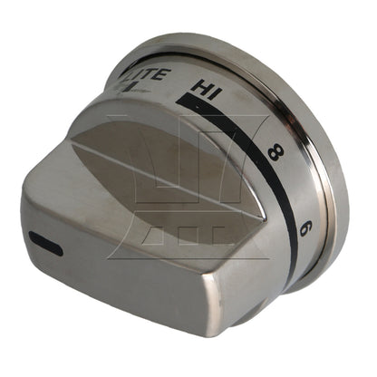 BQLZR  Stainless Steel Burner Control Knobs Replacement for EBZ37189611
