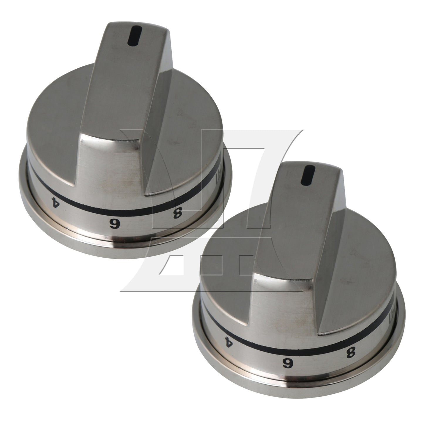 BQLZR  Stainless Steel Burner Control Knobs Replacement for EBZ37189611