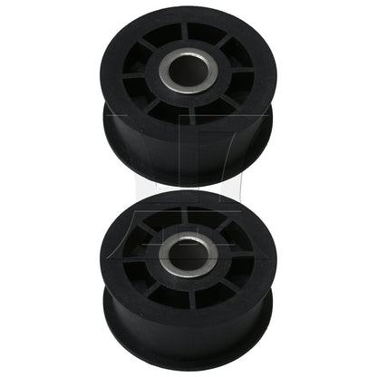 BQLZR 2Pieces Washer Drive Belt w/ 38225 Idler Pulley Wheel Replacement for Amana