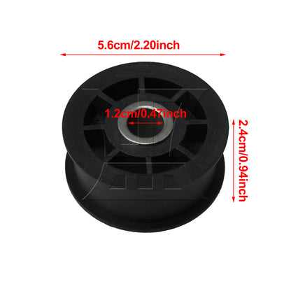 BQLZR 2Pieces Washer Drive Belt w/ 38225 Idler Pulley Wheel Replacement for Amana