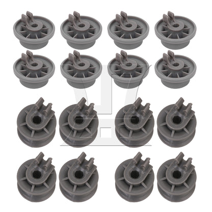 BQLZR Plastic 165314 Dishwasher Lowe Basket Wheel Rack Roller Replaces 00420198
