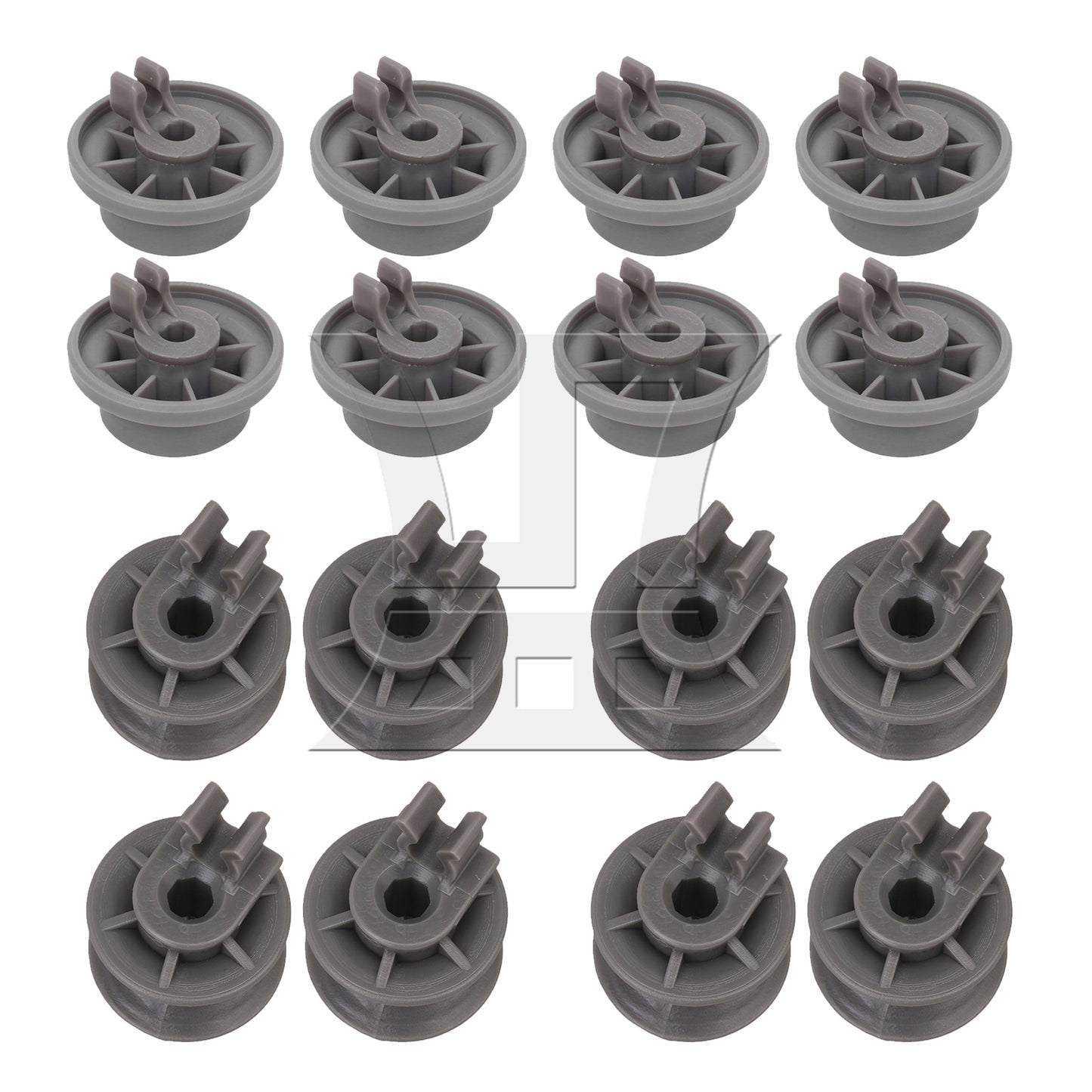 BQLZR Gray Dishwasher Upper Dishrack Wheel Replacement Part 4581DD3002A