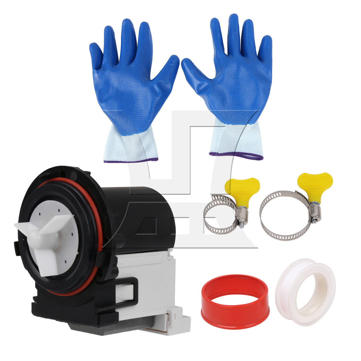 BQLZR Drain Pump 2003273 Washer Parts Kit Replacement Parts with Hose Clamp