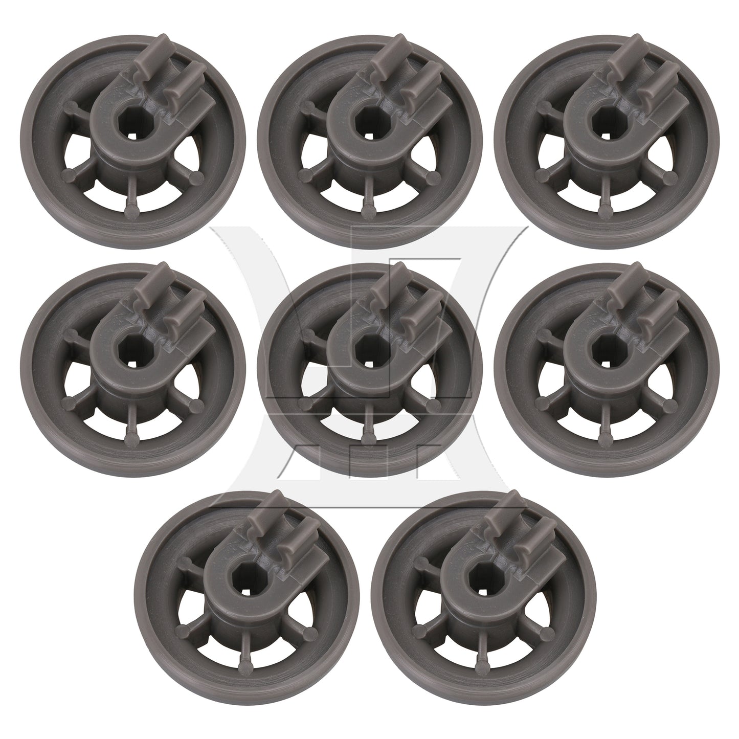 BQLZR  Dishwasher Lower Dishrack Wheel Replacement Part 4581DD3003B Gray