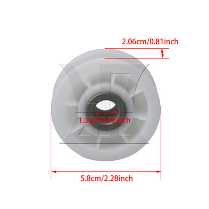BQLZR 2Pieces Plastic Idler Pulley Replacement for 687152232864 Dryer Repairing