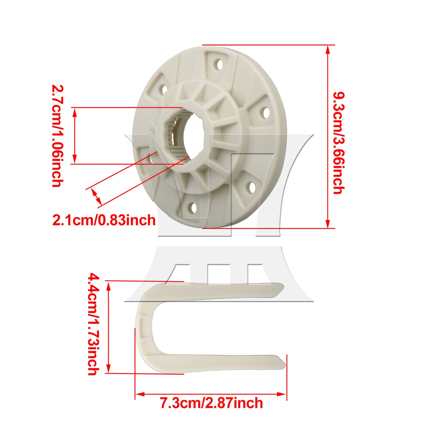 BQLZR  Washer Repair Part Basket Driven Hub Kit Replacement for 2684908