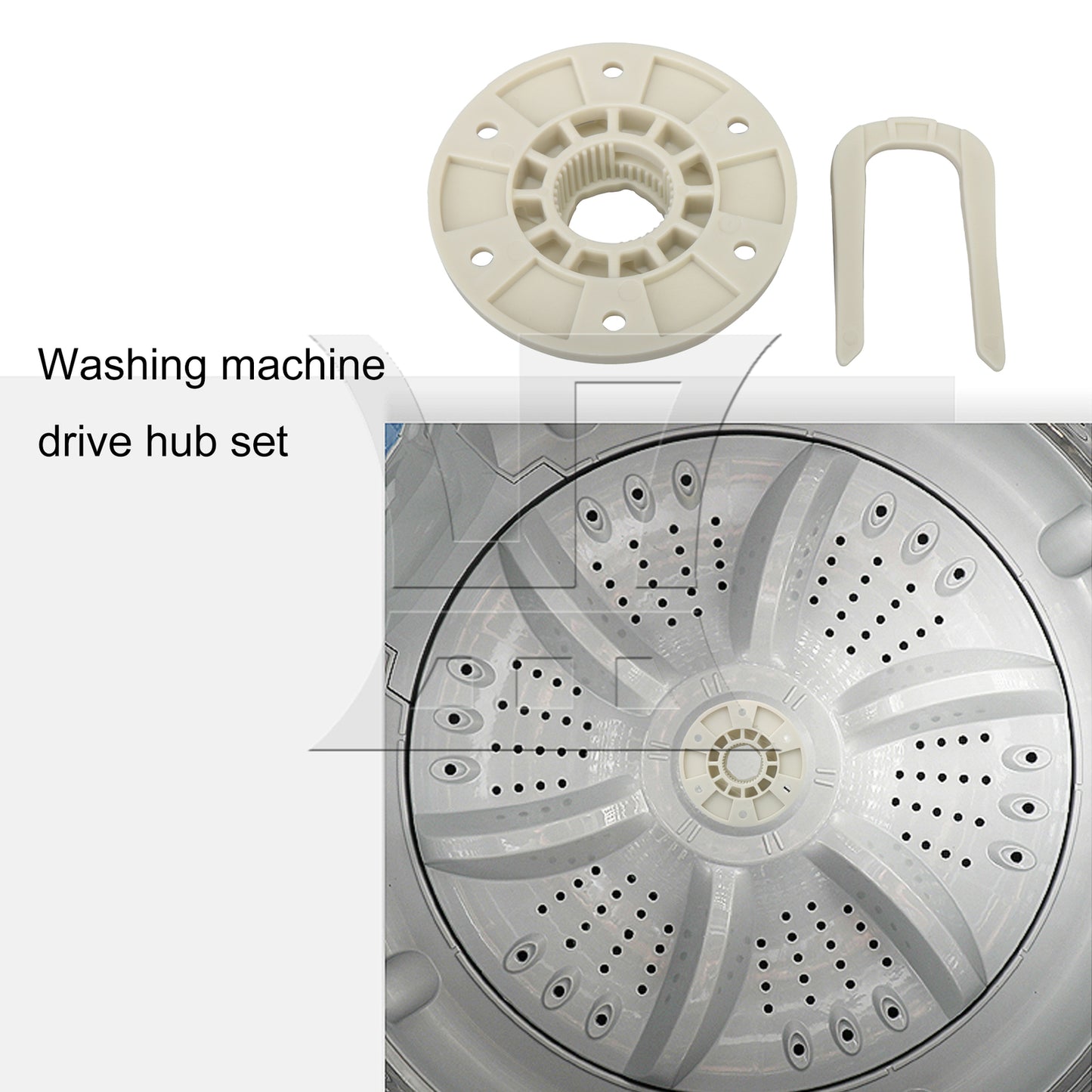 BQLZR  Washer Repair Part Basket Driven Hub Kit Replacement for 2684908
