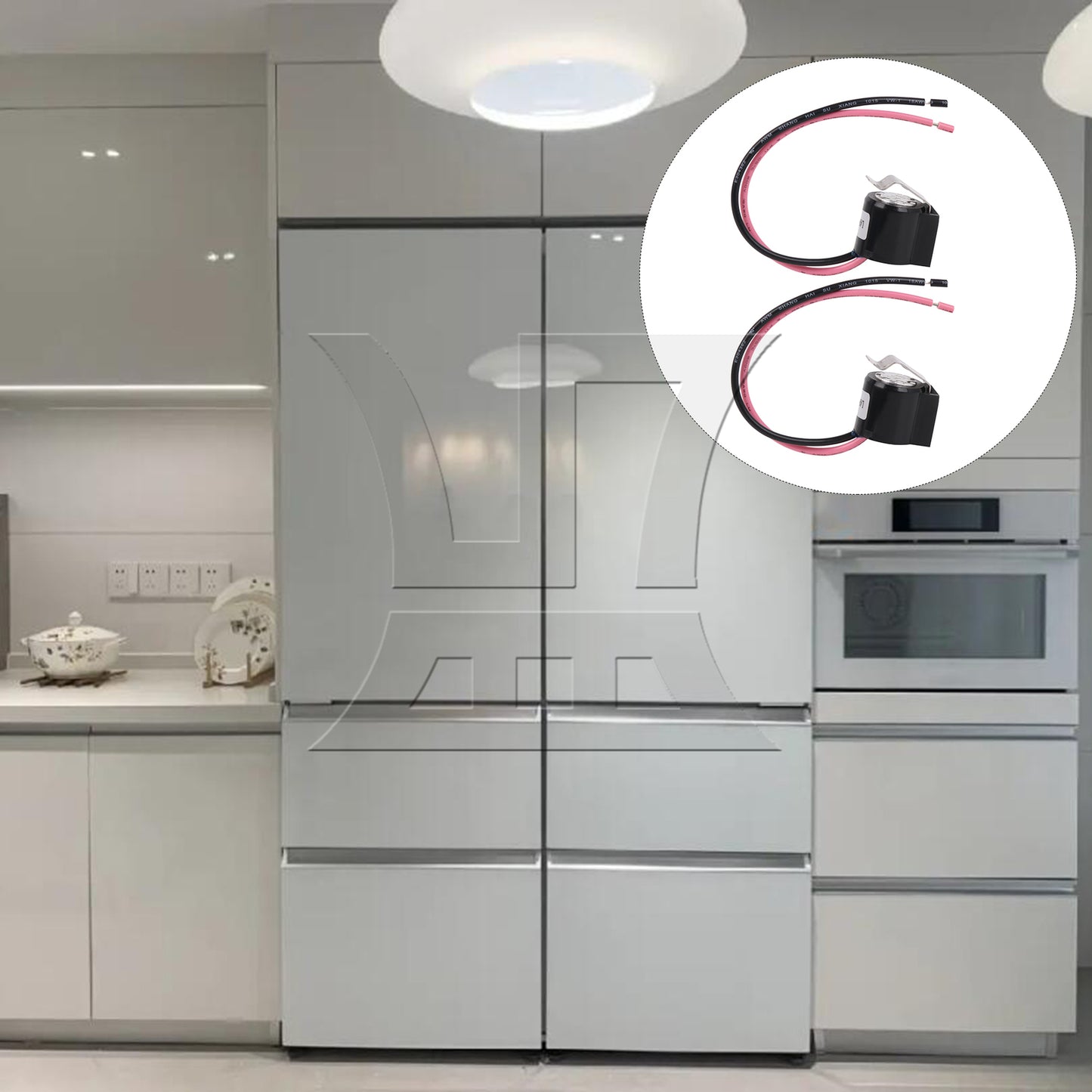 BQLZR 2Pieces Refrigerator Thermostats Replacement for Amana ASD2275BRB00 2315504
