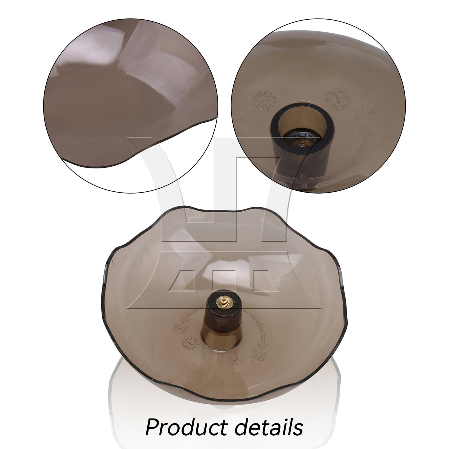 BQLZR Transparent Plastic Hood Oil Collection Cup for Kitchen 5mm Inner Dia