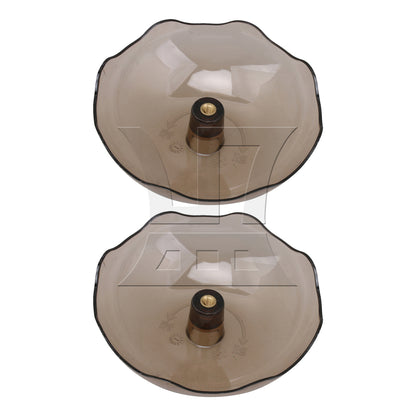 BQLZR Transparent Plastic Hood Oil Collection Cup for Kitchen 5mm Inner Dia