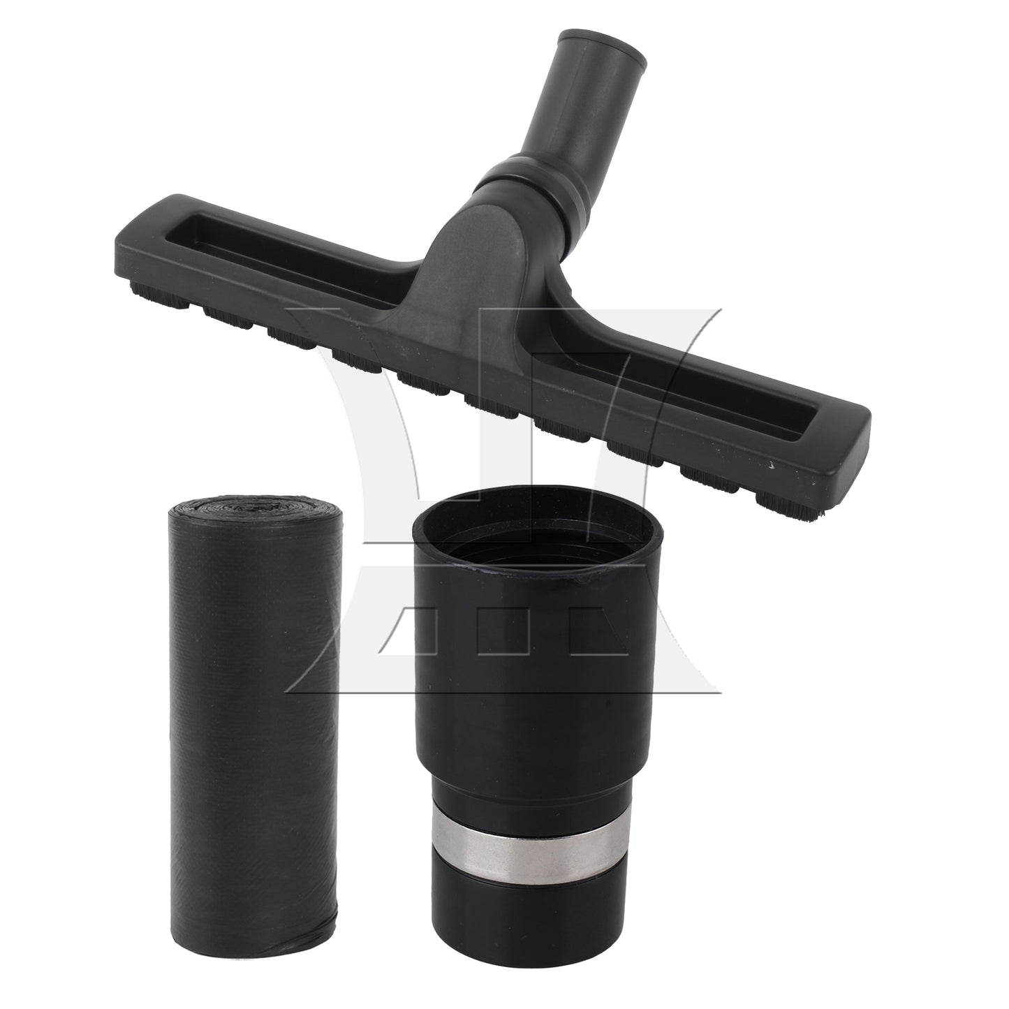 BQLZR Vacuum Square Brush 1.25 Inch ID with Hose Adapter 32mm to 39mm Black