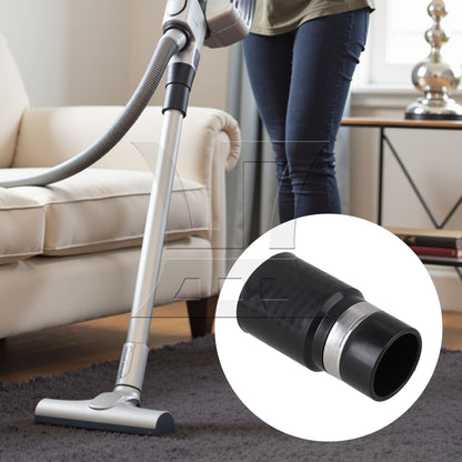 BQLZR Vacuum Square Brush 1.25 Inch ID with Hose Adapter 32mm to 39mm Black