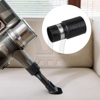 BQLZR Vacuum Square Brush 1.25 Inch ID with Hose Adapter 32mm to 39mm Black