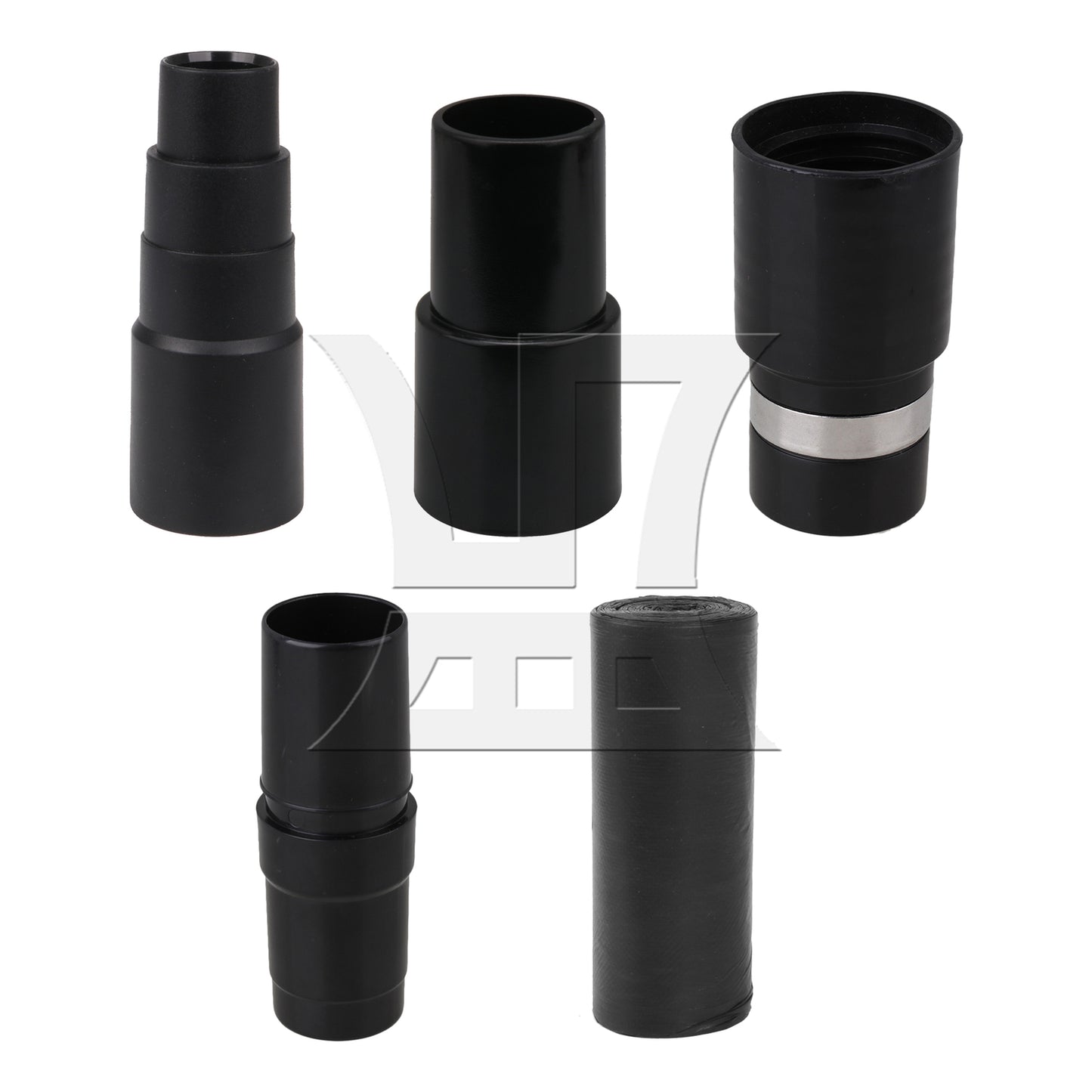 BQLZR  Vacuum Square Brush 32mm with Hose Adapter 32mm to 32mm 35mm Black