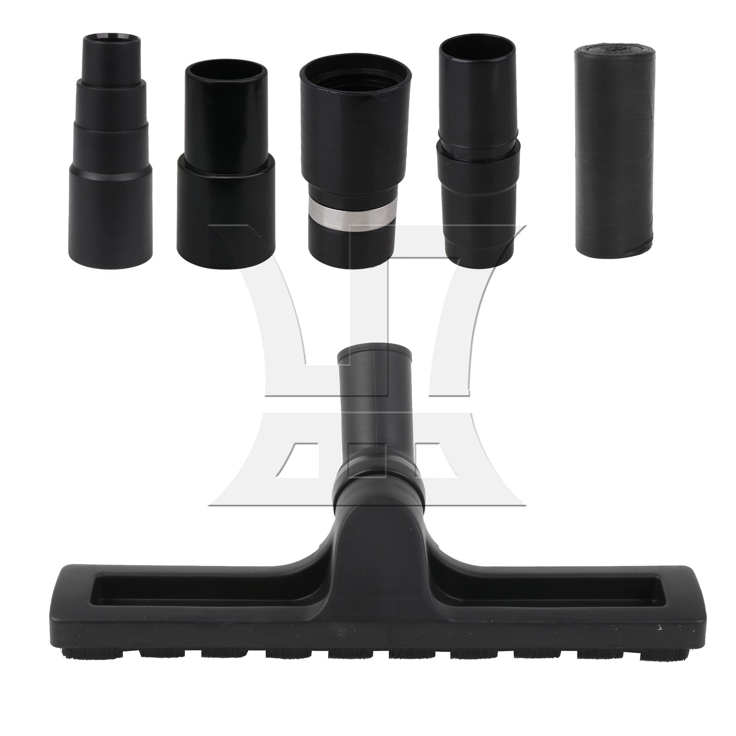 BQLZR  Vacuum Square Brush 32mm with Hose Adapter 32mm to 32mm 35mm Black