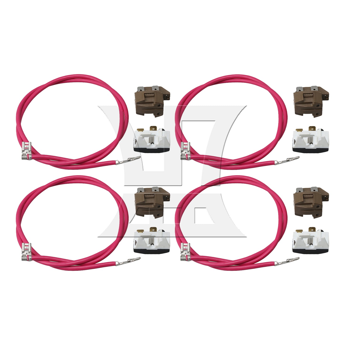 BQLZR Freezer Relay and Overload Kit Replacement for 2154760 2159596