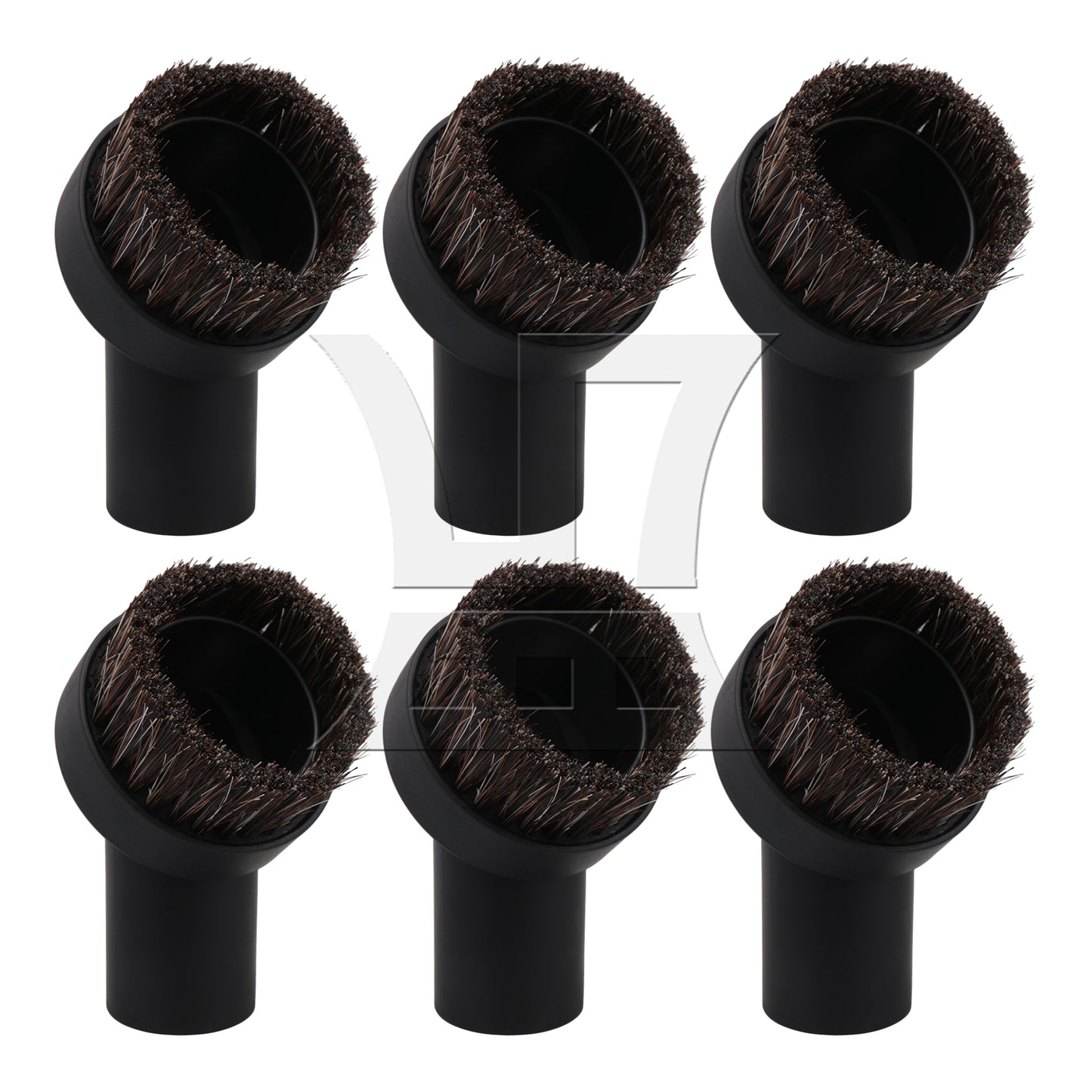 BQLZR 32mm ID Round Brush Attachment w/ 35mm ID Plastic Hose Adapter for 1/2" Vacuum