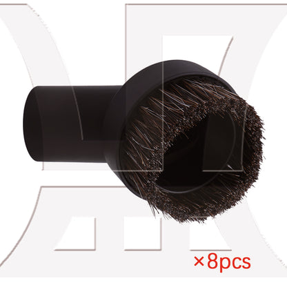 BQLZR 32mm ID Round Brush Attachment w/ 35mm ID Plastic Hose Adapter for 1/2" Vacuum