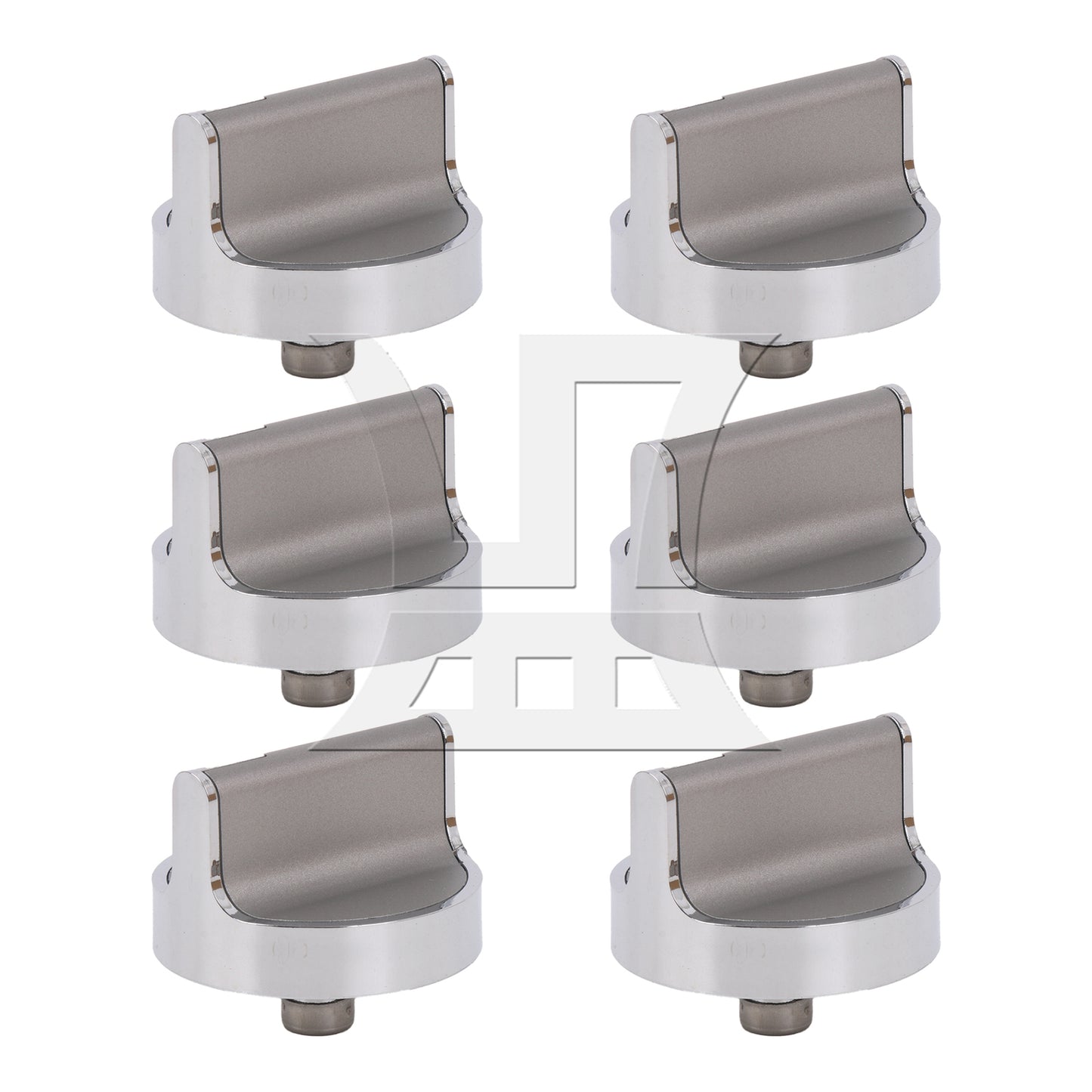 BQLZR Oven Knob Replacement for W10698166 AP5949868 4.85x4.4cm Silver